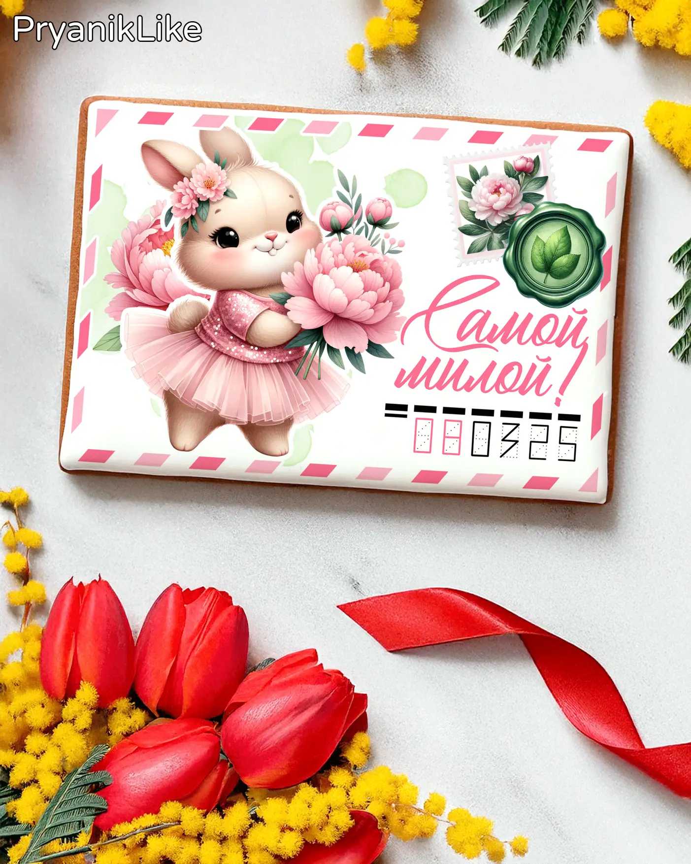 NEW Пряник Письмо для самой лучшей (10-15 см.)